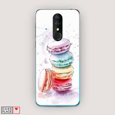 Силиконовый чехол "Пирамидка макарони 2" на Alcatel 3 5053Y (2019) Awog