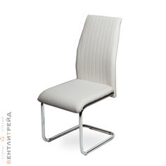 Стул B-trade Форс WHITE(S2)/CHROME (искусственная кожа)