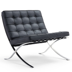Кресло "BARCELONA CHAIR" чёрный Bradex