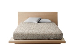 Простыня Ночь Нежна Гжель беж. осн. 7374-2 Бязь . 2 сп. 215х175 я