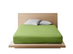 Простыня Ночь Нежна Лайм 810 Поплин гл/кр 2 сп. 215х175 я