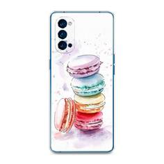 Силиконовый чехол "Пирамидка макарони 2" на Oppo Reno 4 Pro 5G Awog