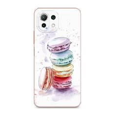 Силиконовый чехол "Пирамидка макарони 2" на Xiaomi 11 Lite 5G NE Awog