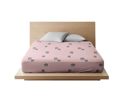 Простыня Ночь Нежна Розочки розов. осн. 70143-2 Бязь . 2 сп. 215х175 я