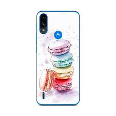 Силиконовый чехол "Пирамидка макарони 2" на Motorola Moto E7 Power Awog
