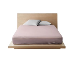 Простыня Ночь Нежна Светло-розовый 605 Поплин гл/кр ЕВРО 240х220