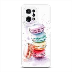 Силиконовый чехол "Пирамидка макарони 2" на Oppo Find X5 Awog