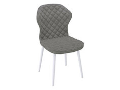 Стул ДИК 239 кож/зам BUFF,ножки белые DIK