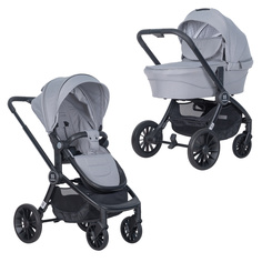 Коляска модульная 2в1 Farfello Baby Shell цвет светло-серый BBS-19
