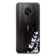 Чехол Awog "Платье из бабочек" для Nokia 6.2