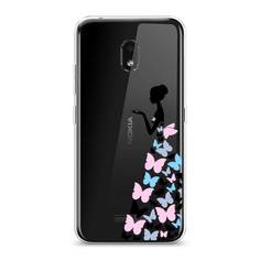 Чехол Awog "Платье из бабочек" для Nokia 2.2
