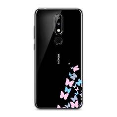 Чехол Awog "Платье из бабочек" для Nokia 5.1 Plus (X5)