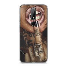 Чехол Awog "Девушка с татуировками" для Nokia X6 2018