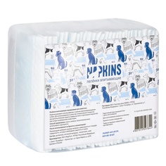 Пеленки для кошек и собак одноразовые Napkins 60 x 60 см, 30 шт