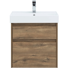 Тумба с раковиной Aquanet Nova Lite 60 249512+242905 дуб рустикальный