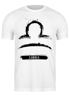 Футболка мужская Printio Знак зодиака весы белая 3XL