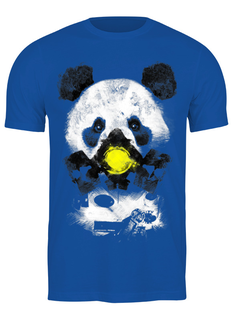 Футболка мужская Printio Панда в маске синий S