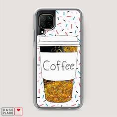Чехол Awog "Coffee прозрачный стакан" для Huawei Nova 7i