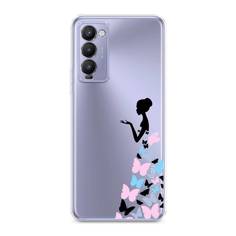 Чехол Awog "Платье из бабочек" для Tecno Camon 18