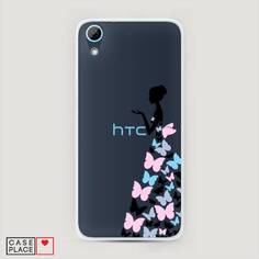 Чехол Awog "Платье из бабочек" для HTC Desire 626