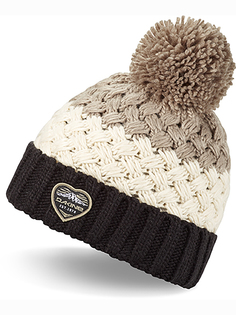 Шапка женская Dakine Emory Beanie, Black/Griffin/White