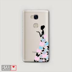 Чехол Awog "Платье из бабочек" для Honor 5X