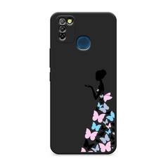 Чехол Awog "Платье из бабочек" для Infinix HOT 10 Lite