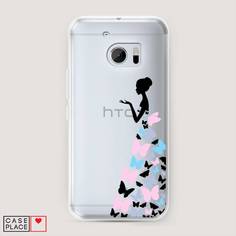 Чехол Awog "Платье из бабочек" для HTC One M10 (HTC 10)