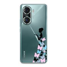 Чехол Awog "Платье из бабочек" для Honor 60 Pro
