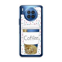 Чехол Awog "Coffee прозрачный стакан" для Huawei Nova 8i