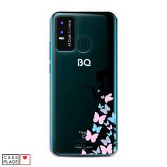 Чехол Awog "Платье из бабочек" для BQ 6630L Magic L