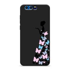 Чехол Awog "Платье из бабочек" для Honor 9