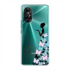 Чехол Awog "Платье из бабочек" для Honor V40 Lite