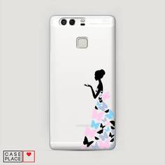 Чехол Awog "Платье из бабочек" для Huawei P9 (Dual)