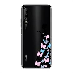 Чехол Awog "Платье из бабочек" для Huawei Y9s