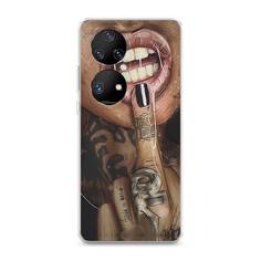 Чехол Awog "Девушка с татуировками" для Huawei P50 Pro