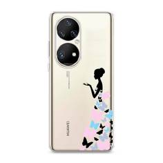 Чехол Awog "Платье из бабочек" для Huawei P50 Pro