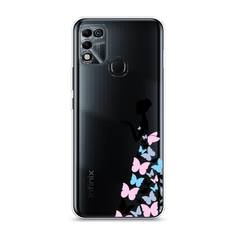 Чехол Awog "Платье из бабочек" для Infinix HOT 11 Play