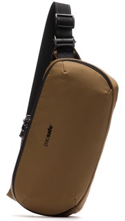Рюкзак мужской Pacsafe Metrosafe X urban sling, коричневый