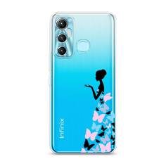 Чехол Awog "Платье из бабочек" для Infinix HOT 11 64 GB