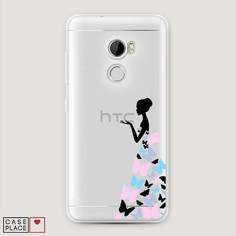 Чехол Awog "Платье из бабочек" для HTC One X10
