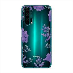 Чехол Awog "Сиреневая цветочная рамка" для Honor 20 Pro