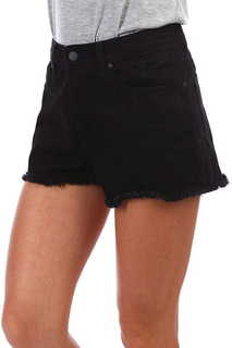 Женские джинсовые шорты с высокой талией Suns Shadow Black Roxy