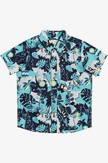 Детская Рубашка С Коротким Рукавом Jungle Weekend Quiksilver