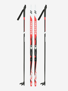 Комплект лыжный детский Nordway Classic NNN, Красный, размер 150