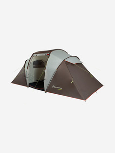 Палатка 4-местная Outventure Hudson 4, Коричневый, размер Без размера