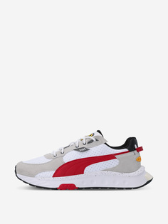 Кроссовки мужские PUMA Ferrari Wild Rider, Белый, размер 44