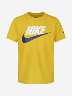 Футболка для мальчиков Nike Futura Evergreen, Желтый, размер 110