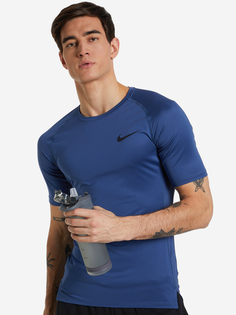 Футболка мужская Nike Pro, Синий, размер 44-46