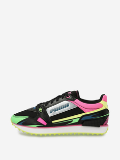 Кроссовки женские PUMA Mile Rider Sunny Gataway, Черный, размер 35